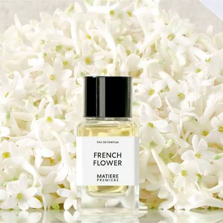 French Flower perfume with elegant rose and peony notes