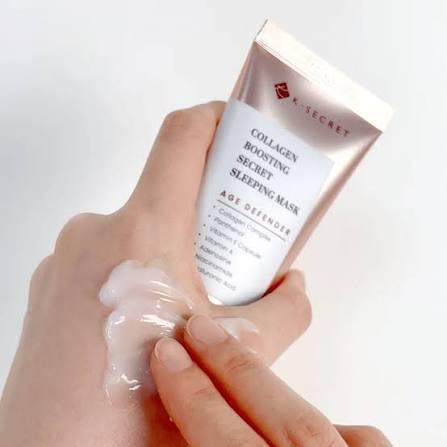 Collagen sleeping mask for firming and deep hydration