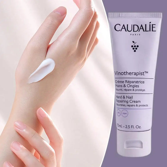 Texture of Caudalie Vinotherapist repairing hand cream