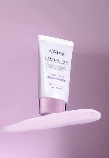 واقي شمس دالبا بتأثير توحيد لون البشرة البنفسجي