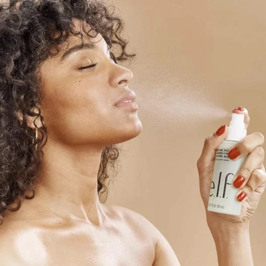 Hydrating coconut setting spray by e.l.f. for glowing skin