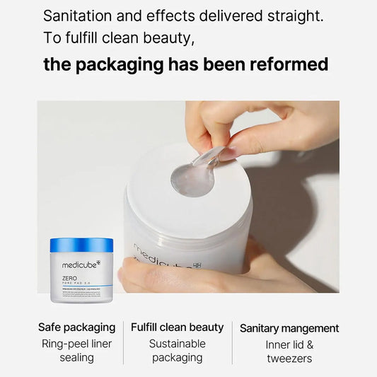 Dual-texture AHA BHA pads for smooth, clear skin