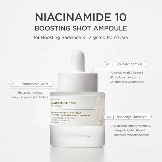 SKIN1004 Madagascar Centella Niacinamide 10 Boosting Shot Ampoule