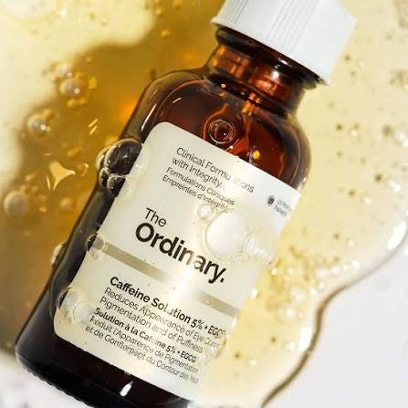 The Ordinary caffeine eye serum for puffiness and tired eyes