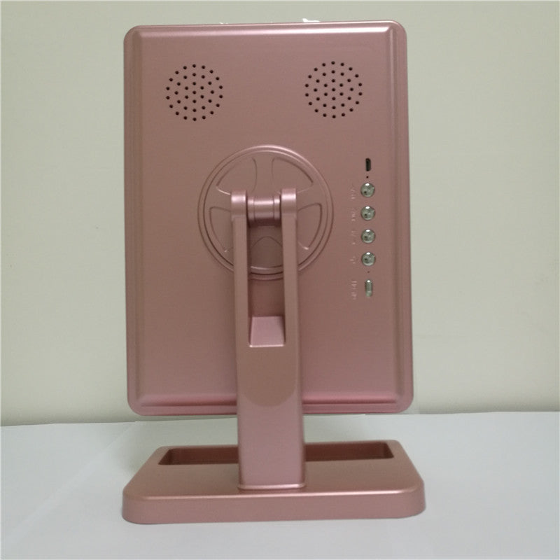 Smart LED Makeup Mirror with Touch Screen, Bluetooth Music & Lighting