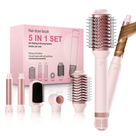 5-in-1 hair styling and drying brush set