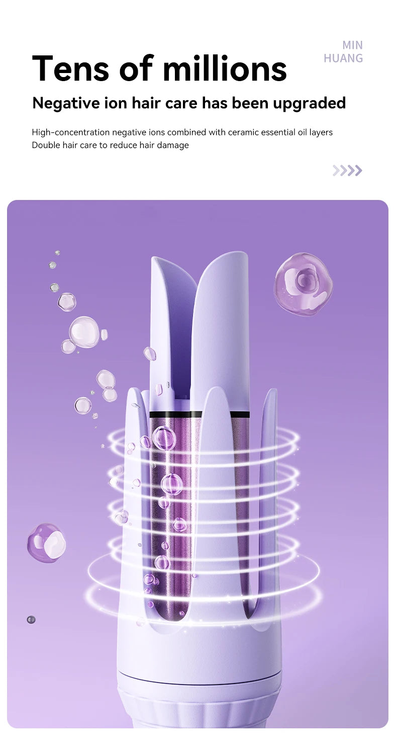 Electric hair curler for long-lasting curls iron function 