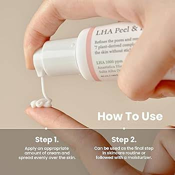 Pore refining cream with LHA for balanced skincare