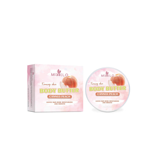 Moisturising body glaze cream for deep hydration and glowing skin Peach flavour 