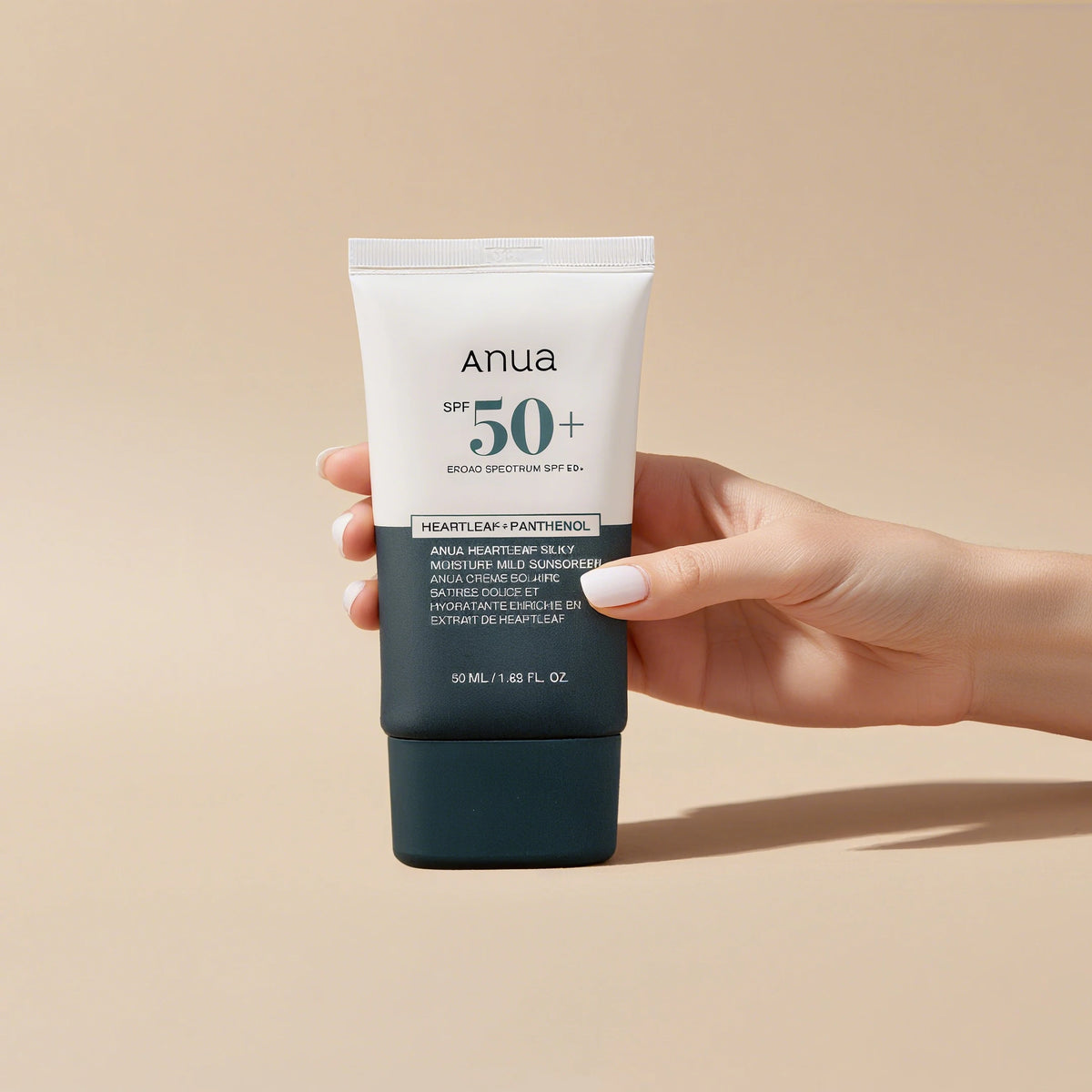 Anua SPF 50+ heartleaf panthenol 