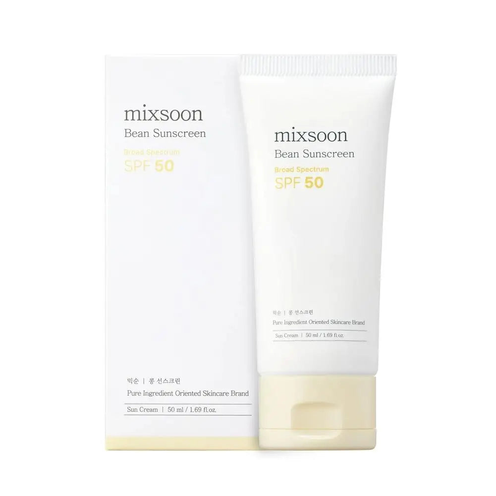Mixsoon Bean Sunscreen Broad Spectrum SPF 50 daily sun protection