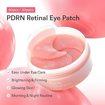 Under-eye patches with PDRN and Retinal for wrinkles and dark circles