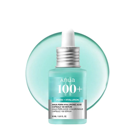 ANUA PDRN 100 Serum bottle with hyaluronic acid for skin repair