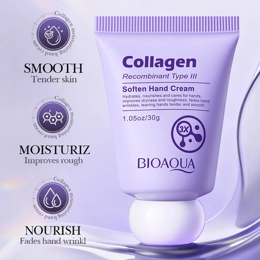 Bioaqua Collagen Type III hand cream