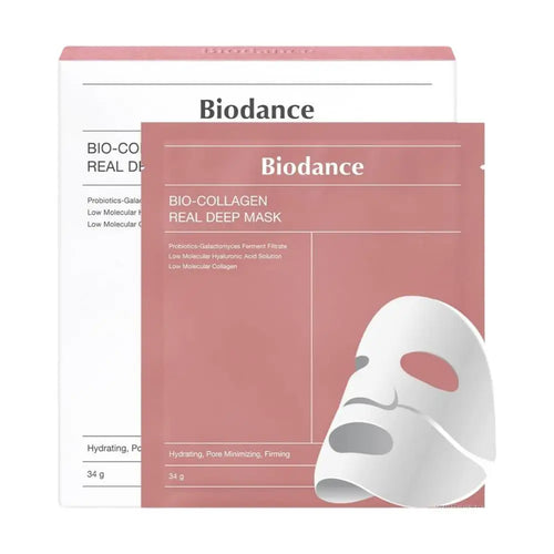 Biodance Bio-Collagen Overnight Hydrogel Mask for deep hydration and firming Pink 1 pcs 