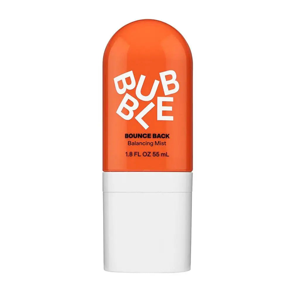 English: Bubble Bounce Back Balancing Mist bottle, refreshing hydrating mist for face