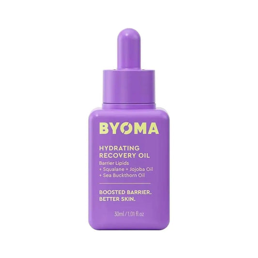 BYOMA Hydrating Recovery Oil with barrier lipids and squalane to nourish and repair the skin barrier