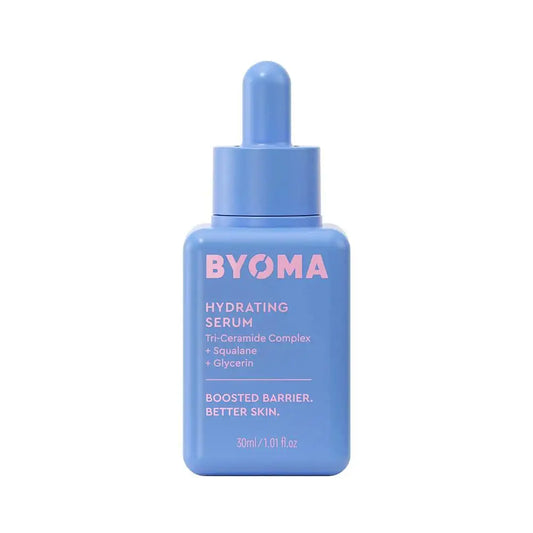 BYOMA Hydrating Serum with Tri-Ceramide Complex, squalane and glycerin for barrier repair and deep hydration