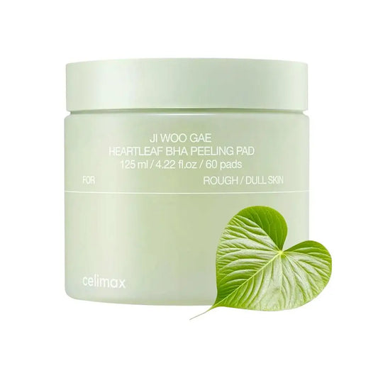 Celimax Ji Woo Gae Heartleaf BHA Peeling Pad exfoliating toner pads