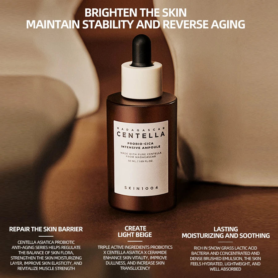 Centella Probio Cica ampoule texture with probiotic centella formula
