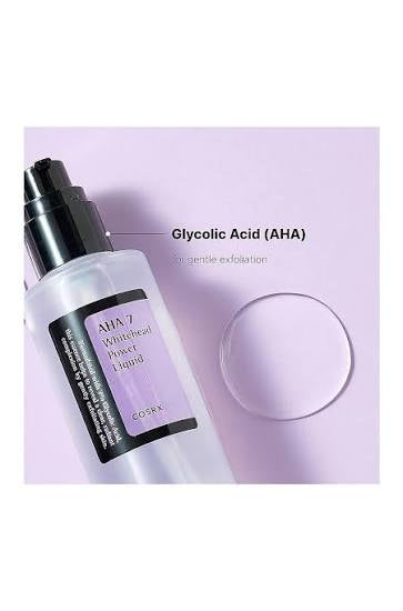 Cosrx AHA 7 Whitehead Power Liquid texture 