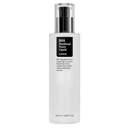 COSRX BHA Blackhead Power Liquid for gentle exfoliation and clear pores