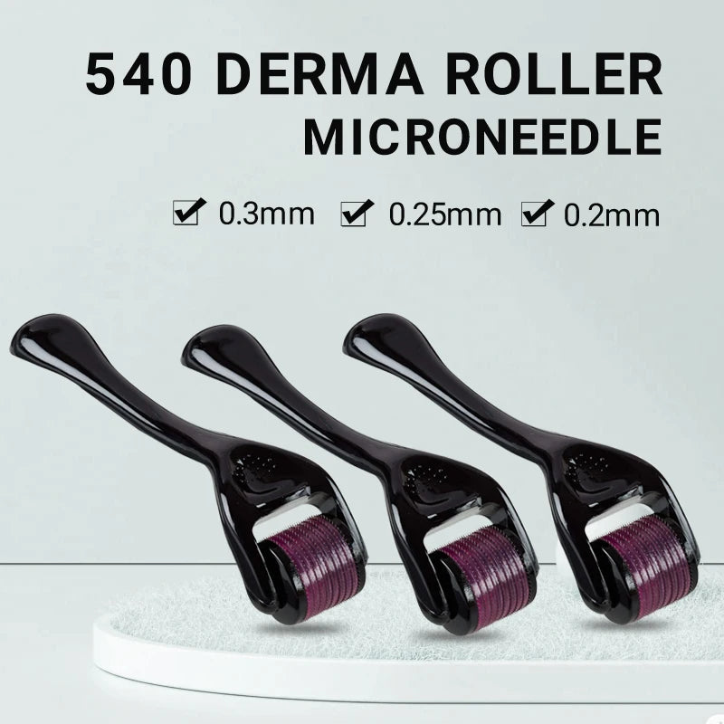 Dermaroller for microneedling skincare tool Sizes 