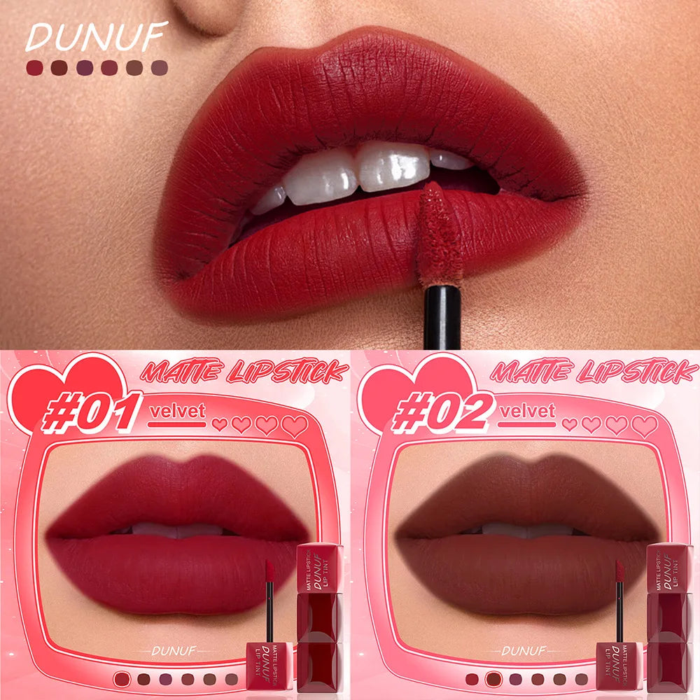 DUNUF Velvet Matte Lip Tint finish 