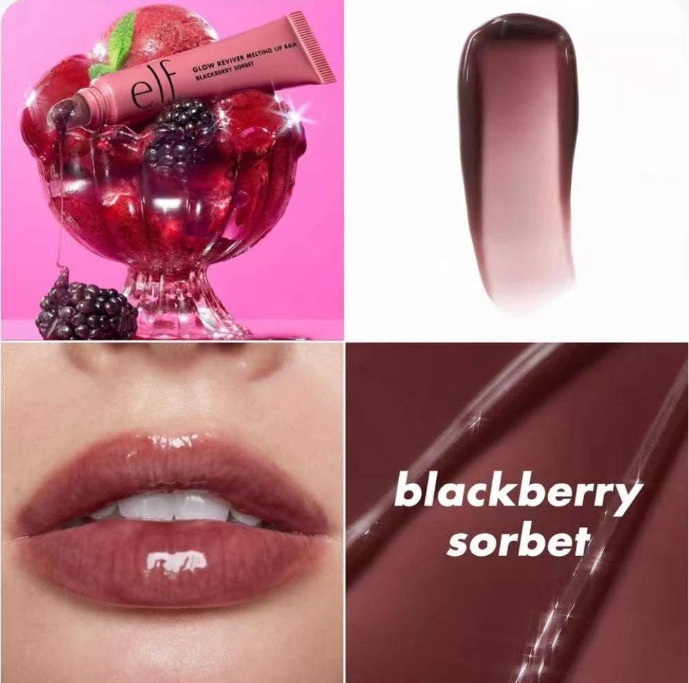 e.l.f. Glow Reviver Melting Lip Balm Blackberry Sorbet
