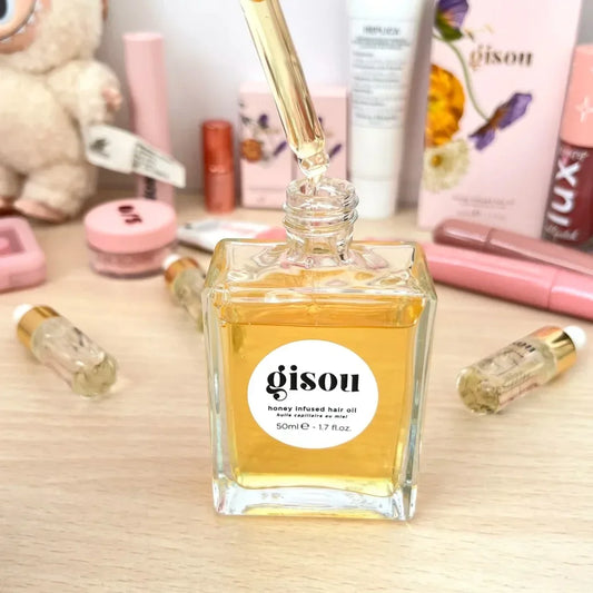Gisou honey hair oil texture 