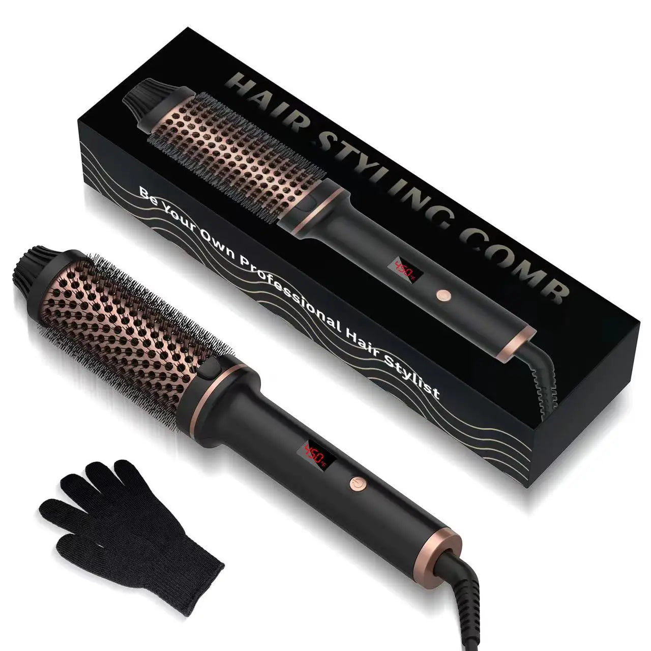 Hair Curler Double BTC Brush for smooth and voluminous curls