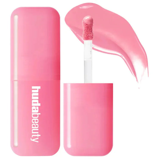 Huda Beauty Bubblegum liquid blush bottle