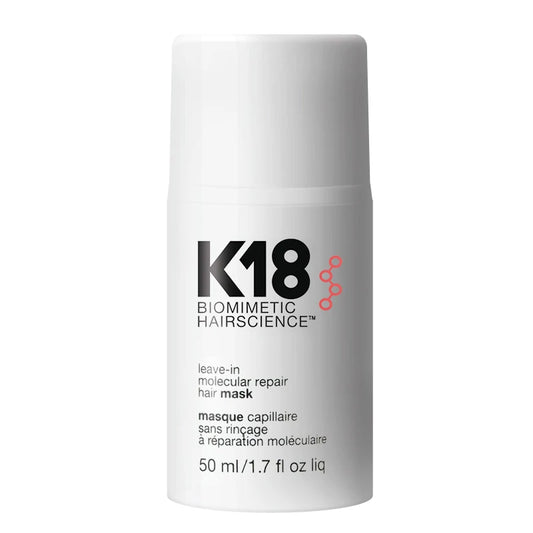 K18 Leave-In Molecular Repair Hair Mask for damaged and heat-treated hair