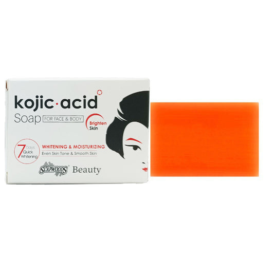 Kojic acid brightening soap for even skin tone and dark spot care