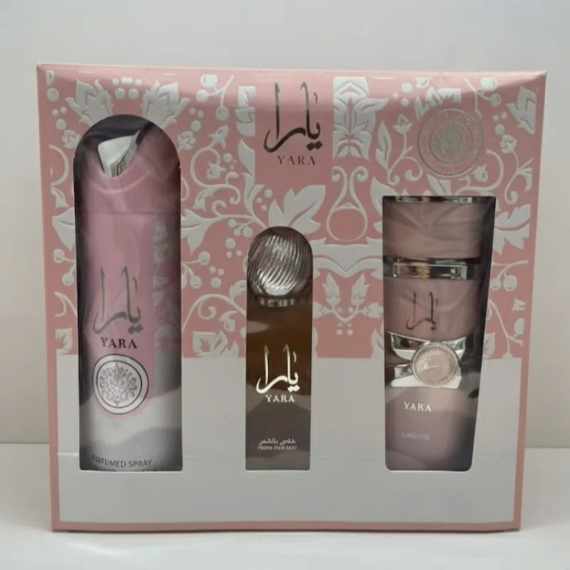 Lattafa Yara Gift Pack perfume set for women