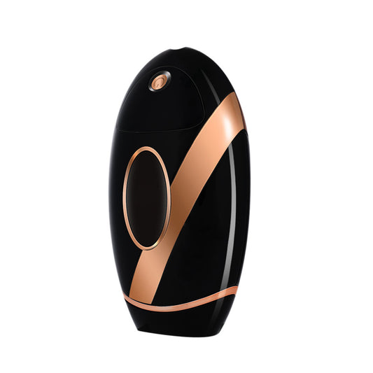 Compact mini IPL hair removal device designed for easy use and fast application