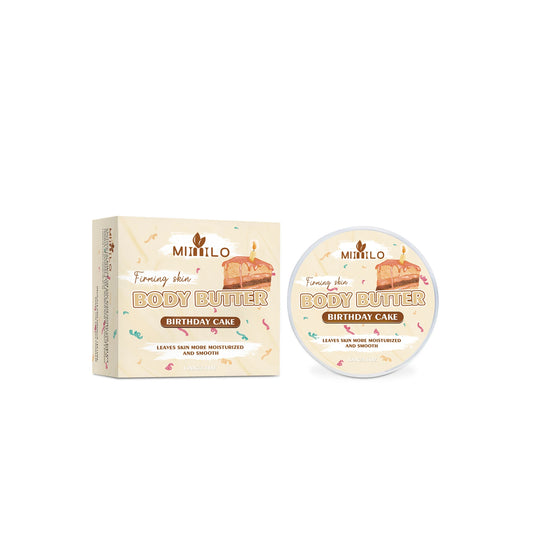 Hydrating body cream that softens skin and creates a silky glazed finish with cake fragrance 