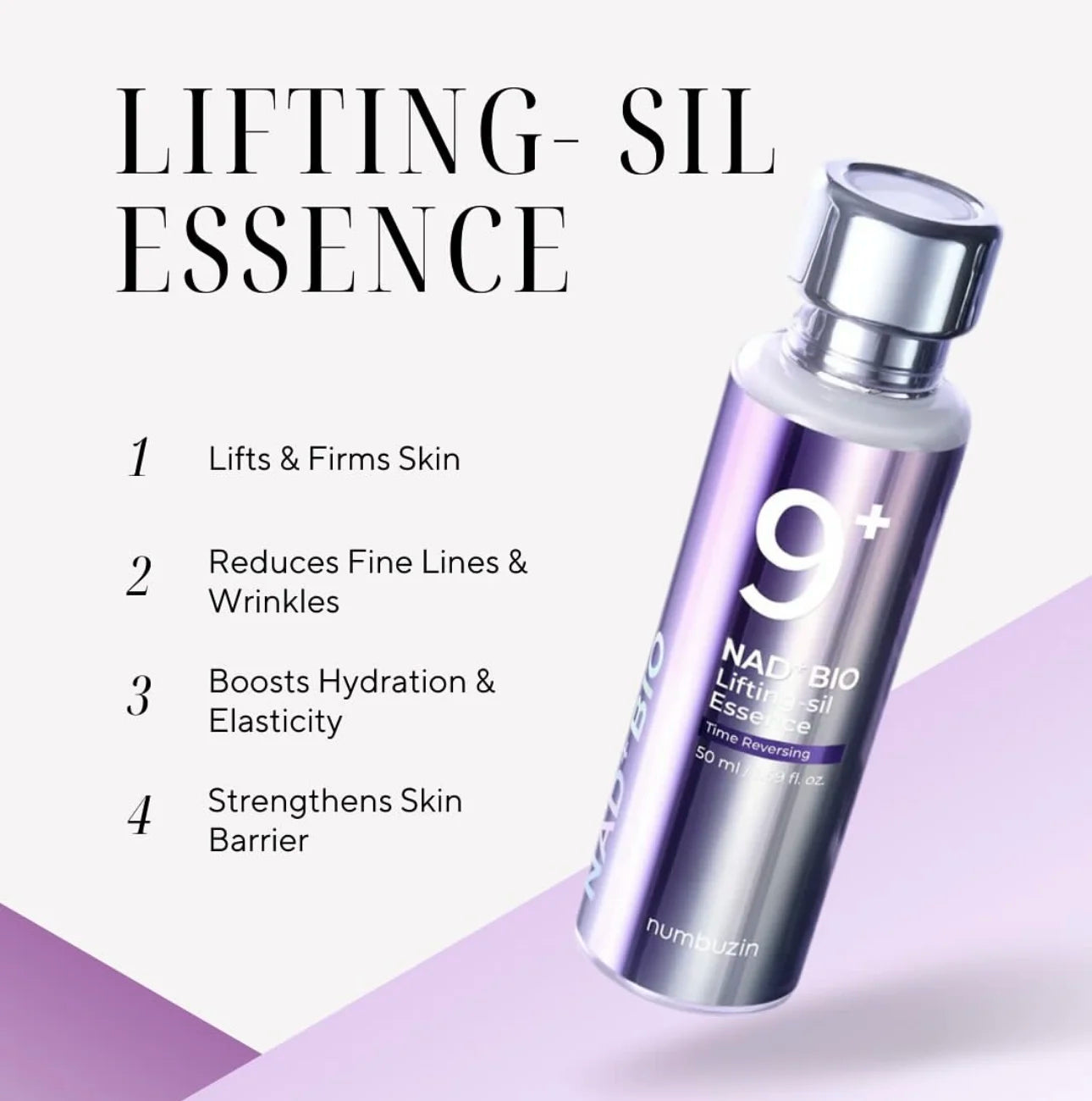 Numbuzin NAD Bio Lifting Silk Essence results