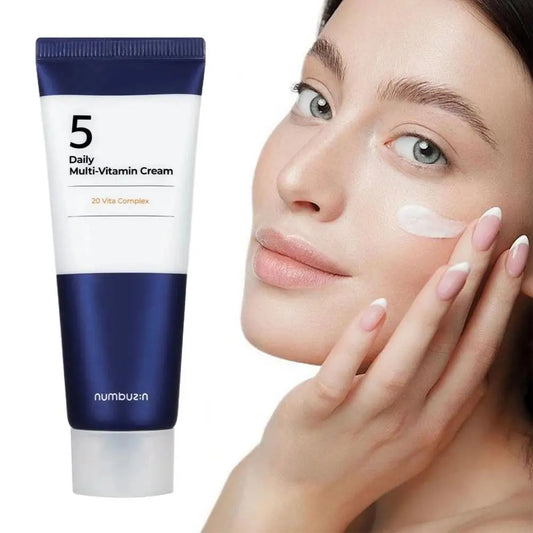 Texture of Numbuzin vitamin cream for radiant skin