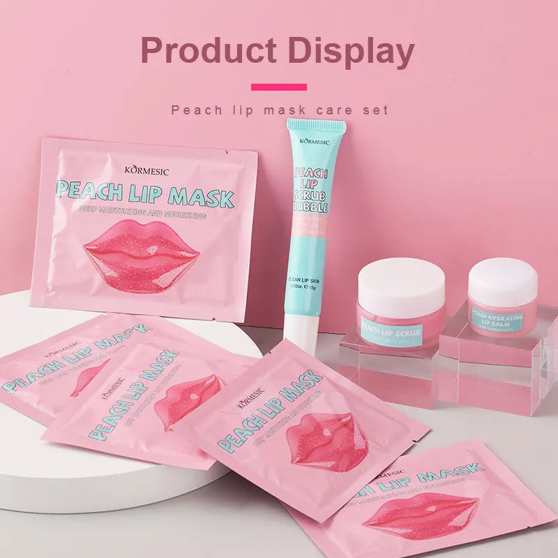 Peach Lip Care Set