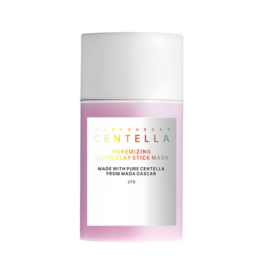 Quick clay stick mask with Centella Asiatica to minimize pores, soothe and hydrate the skin