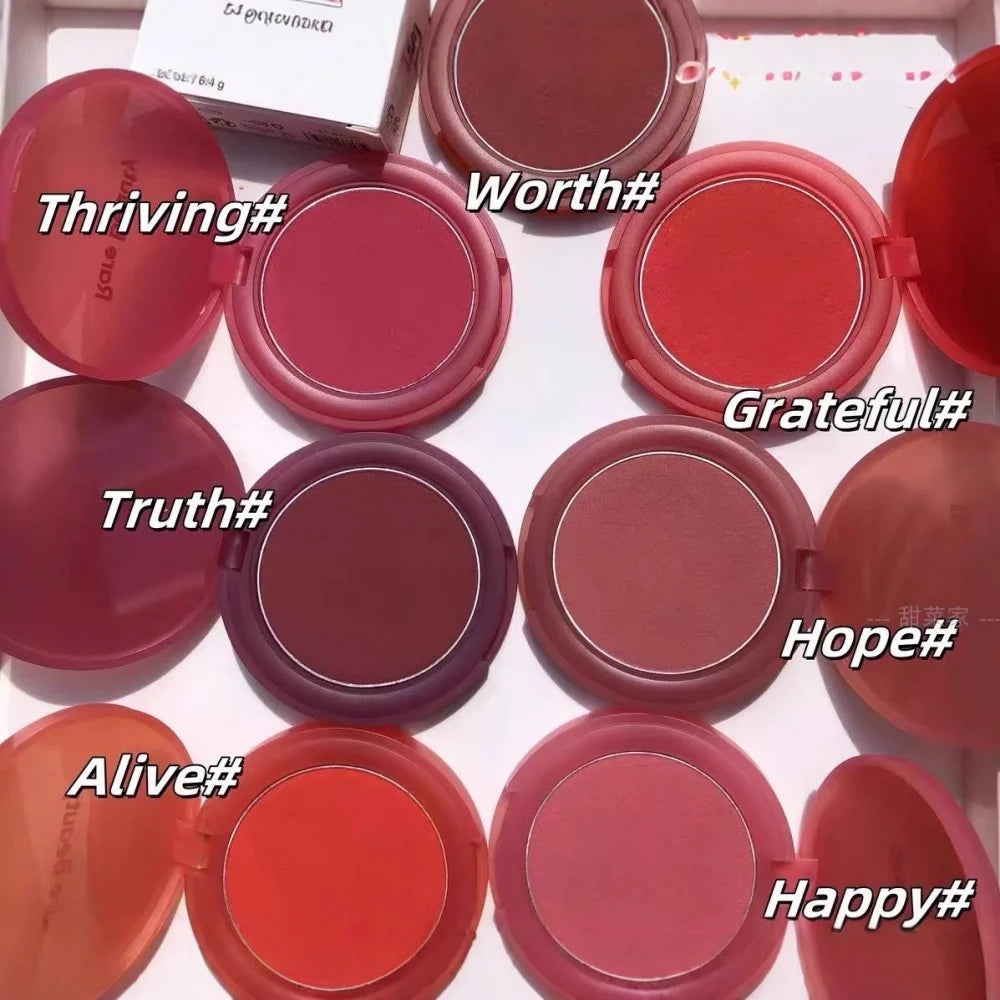 Rare Beauty matte bouncy blush smooth texture