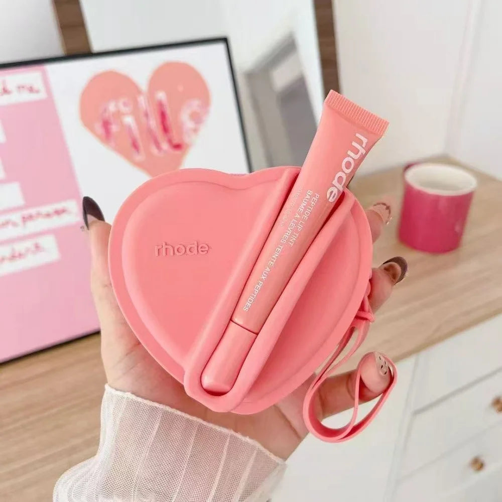 Rhode heart lipstick and lip gloss holder