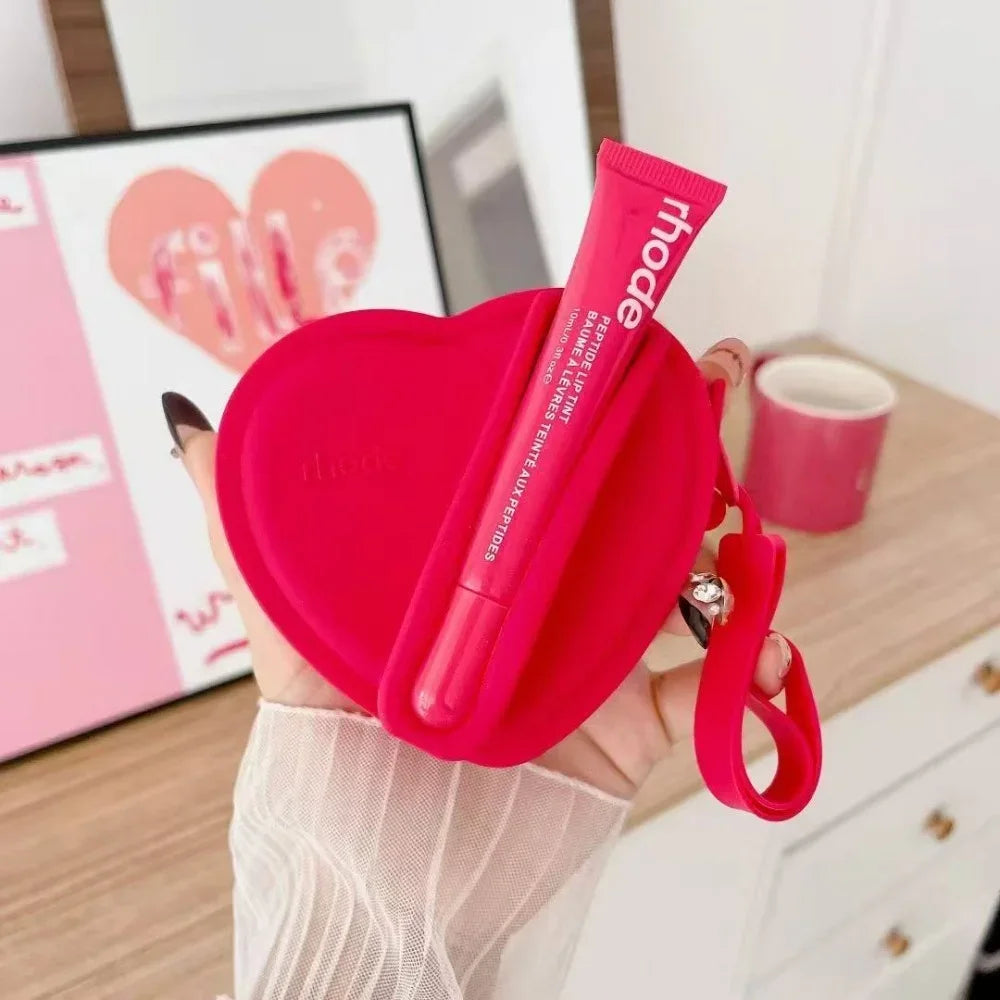 Rhode 3D Heart Lipstick Holder Wallet