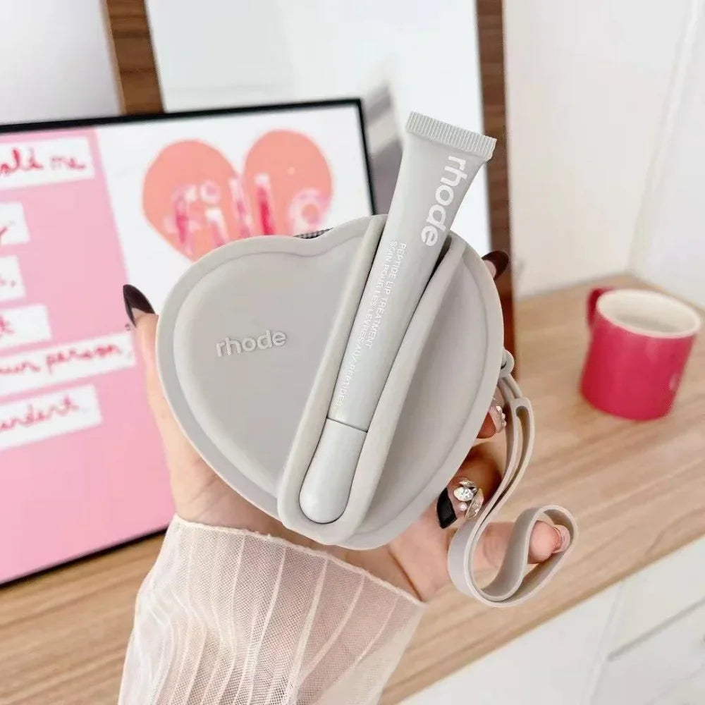 Heart-shaped Rhode lip product holder