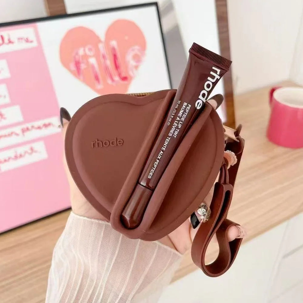 Rhode 3D Heart Lipstick Holder Wallet