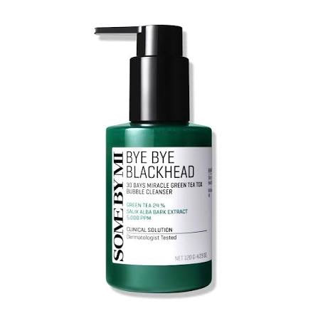 Some By Mi Bye Bye Blackhead 30 Days Miracle Green Tea Tox Bubble Cleanser