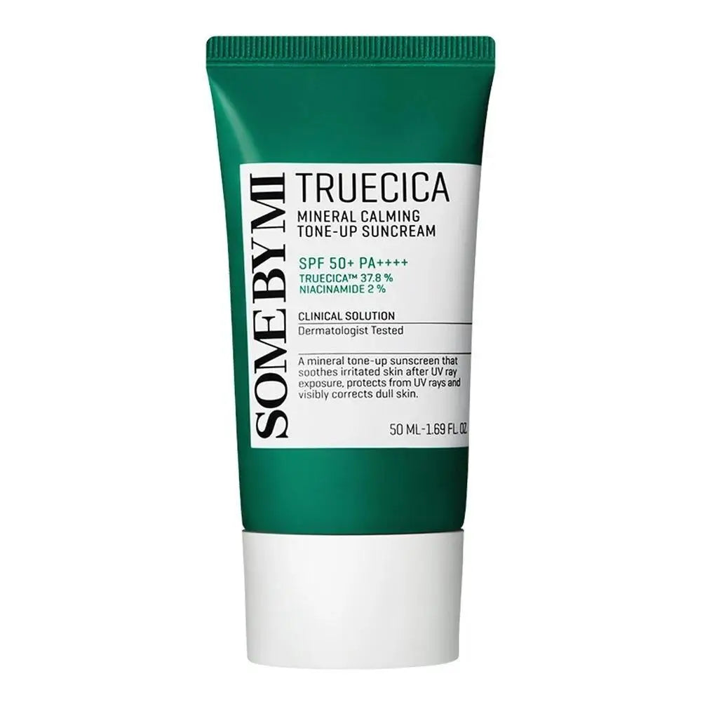 Some By Mi Truecica Mineral Calming Tone-Up Sun Cream SPF50+ for sensitive skin