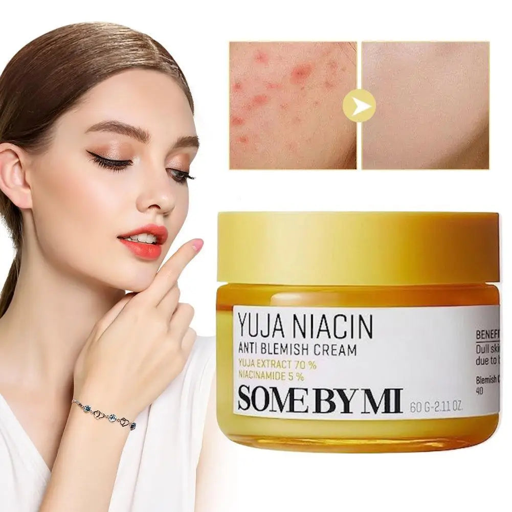 Results of Some By Mi Yuja Niacin brightening face cream
