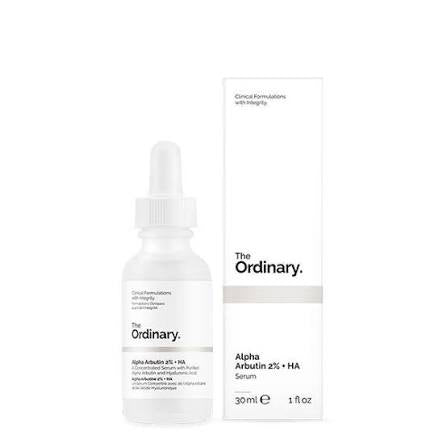 Texture of The Ordinary Alpha Arbutin 2% + HA hydrating serum
